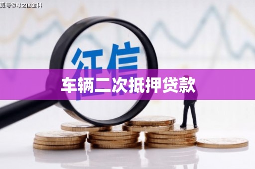 芦山车辆二次抵押贷款