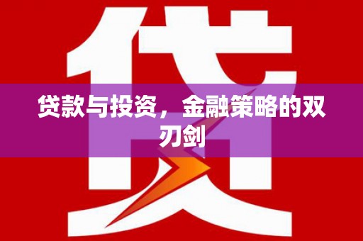 芦山贷款与投资，金融策略的双刃剑