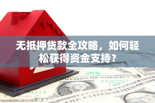 芦山无抵押贷款全攻略，如何轻松获得资金支持？