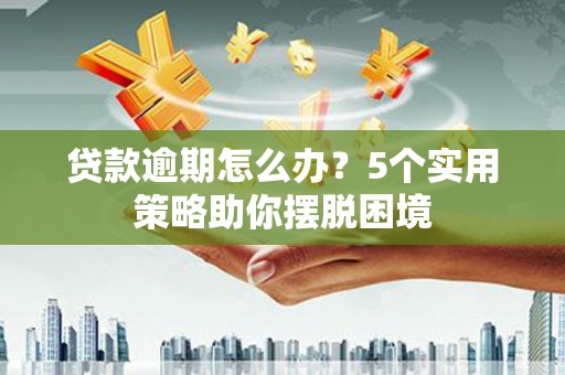 芦山贷款逾期怎么办？5个实用策略助你摆脱困境