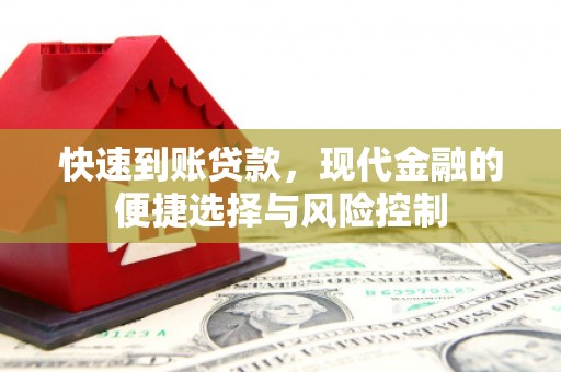 芦山快速到账贷款，现代金融的便捷选择与风险控制