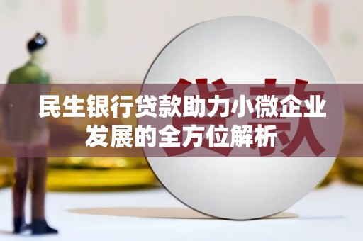芦山民生银行贷款助力小微企业发展的全方位解析