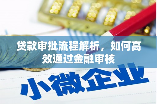 芦山贷款审批流程解析，如何高效通过金融审核