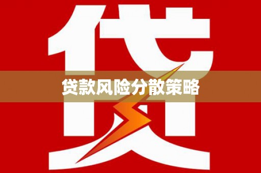 芦山贷款风险分散策略