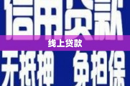 芦山线上贷款