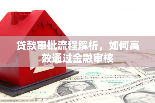 芦山贷款审批流程解析，如何高效通过金融审核