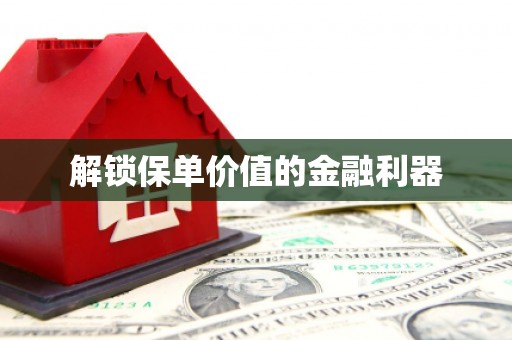 芦山解锁保单价值的金融利器