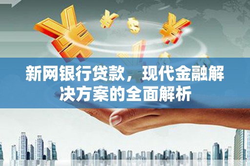 芦山新网银行贷款，现代金融解决方案的全面解析