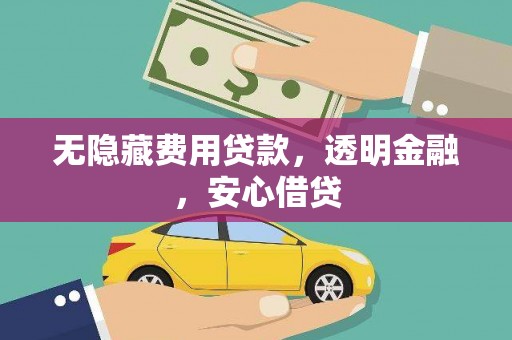 芦山无隐藏费用贷款，透明金融，安心借贷