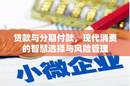 芦山贷款与分期付款，现代消费的智慧选择与风险管理