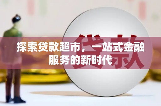 芦山探索贷款超市，一站式金融服务的新时代