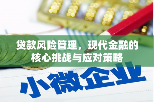 芦山贷款风险管理，现代金融的核心挑战与应对策略