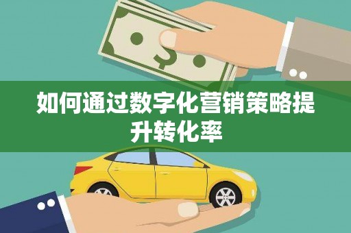 芦山如何通过数字化营销策略提升转化率