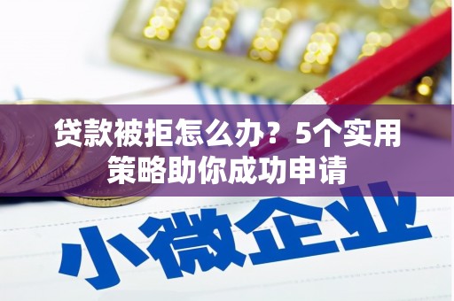 芦山贷款被拒怎么办？5个实用策略助你成功申请