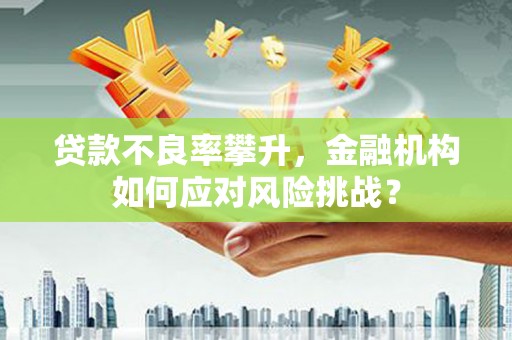 芦山贷款不良率攀升，金融机构如何应对风险挑战？