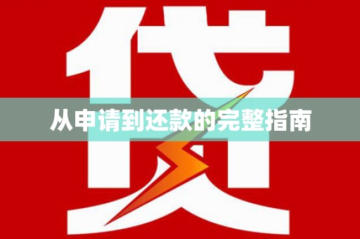 芦山从申请到还款的完整指南