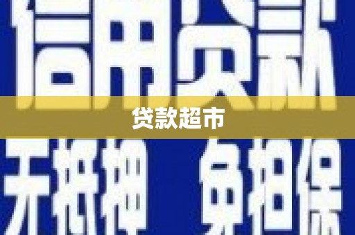 芦山贷款超市